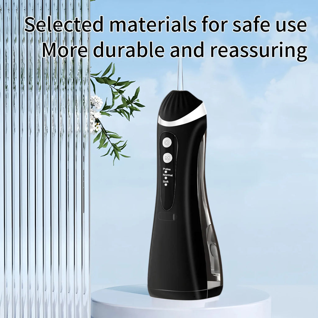 Electric Oral Irrigator Water Flosser Rechargeable Portable Dental Remover Teeth Cleaning & Whitening Tool for Home Travel